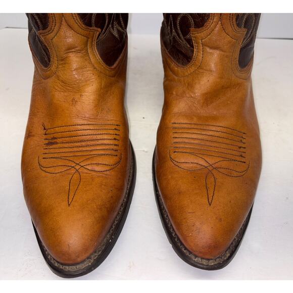 Acme Circle A cowboy boots SZ 10 1/2 D 4512 $$ main image 14